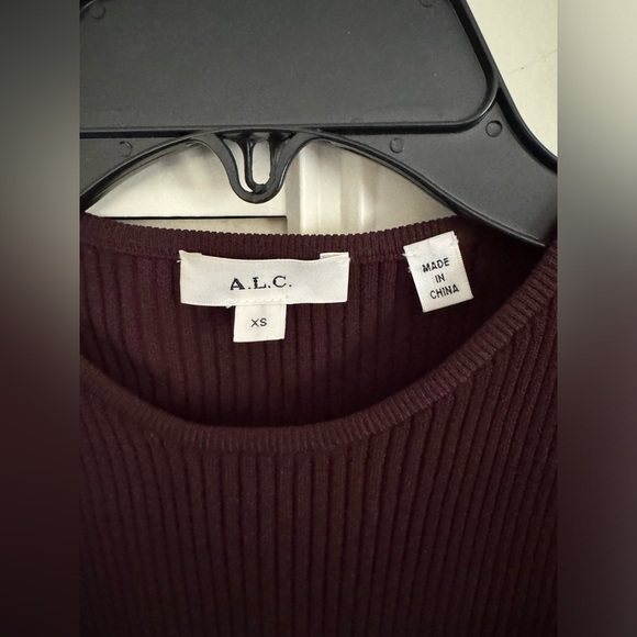 A.L.C.
Ashley Rib Knit High Neck Bodysuit - Picture 5 of 6